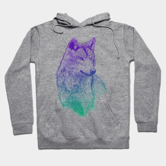 Wolf Hoodie by GeeTee